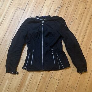 Women's Black Motorcycle Jacket